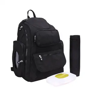 Оптовые продажи лучший рюкзак для подгузников для мамы и папы-Комплект подгузников Fastfinder из 3 предметов с несколькими карманами для мам и пап, в комплекте с подгузником и сумкой для максимального размера воды