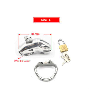 Cinturón <span class=keywords><strong>de</strong></span> <span class=keywords><strong>Castidad</strong></span> BDSM <span class=keywords><strong>de</strong></span> Acero Inoxidable para Hombre, Compatible con Descargas Eléctricas DIY - Product Image 6