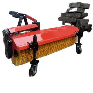 Traktör için ucuz kar süpürgesi traktör monte süpürme makinesi/yol süpürücü