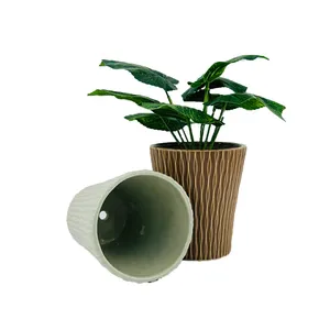 Best-seller da América mini imitação casca cerâmica indoor plantador