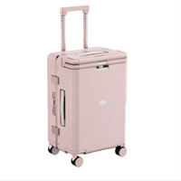Valise trolley multifonctionnelle PC New Style 20 pouces pour enfants, avec siège, fonction poussette et cadenas TSA, idéale pour les voyages, OEM/ODM
