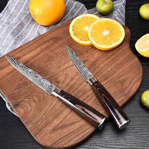 12 pezzi 7Cr17MoV Set di coltelli da cucina in acciaio inossidabile damasco con motivo Laser per chef e professionisti domestici - Product Image 4