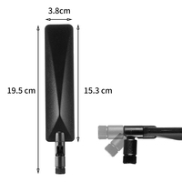 Antenne MIMO omnidirectionnelle 196mm 3G 4G LTE 5dBi antenne à palette pliable extérieur-intérieur dispositifs de communication améliorés