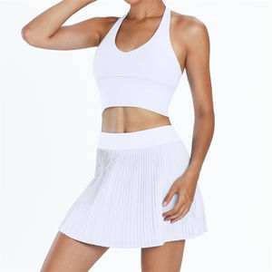 新款瑜伽女裙高尔夫健身房短裙折叠口袋高弹力运动服 - Product Image 3
