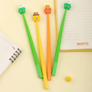 Melhor venda livre amostra novo produto de design personalizado bonito pet box kawaii bonito gel de sílica caneta