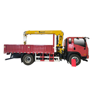 Baowo <b>Truck</b> Crane 12.5 <b>Ton</b> Hydraulic Load Capacity Heavy Duty Engineering Use - Product Image 5