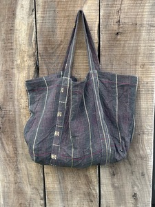 Sac fourre-tout en tissu Kantha en coton patchwork, sac de shopping matelassé fait main, sac à main léger et écologique, élégant - Product Image 2