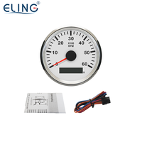 Tachymètre ELING 85MM avec compteur horaire 3000 4000 6000 7000 8000 RPM compteur jauge avec rétro-éclairage rouge pour voiture