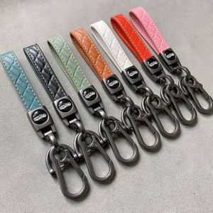 LC910 Custom Logo Printed Personalized Keychains PU Leather <b>Key</b> Chains Promotion Car Brand <b>Key</b> Holder <b>Ring</b> Metal Keychain Gift - Product Image 2