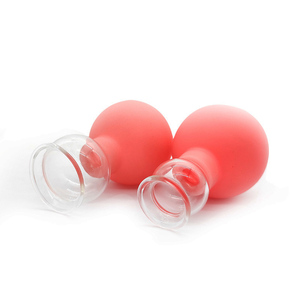 Ensemble de ventouses en verre de silicone, 5 tailles. <span class=keywords><strong>Kit</strong></span> de thérapie à domicile professionnel pour la réduction de la <span class=keywords><strong>cellulite</strong></span> par massage du visage et du corps par aspiration sous vide CE - Product Image 3