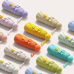 Tốt nhất năm lần nhỏ túi nhỏ gọn ô 12 màu sắc Hướng dẫn sử dụng gấp ô với tùy chọn biểu tượng tùy chỉnh - Product Image 1