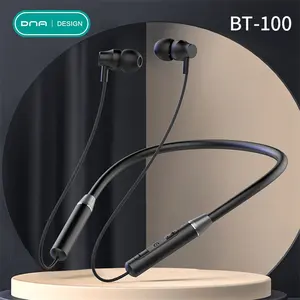BT-100 مخصص أفضل البائعين ايفي الصوت المعادن مشبك الأذن اللاسلكية الرياضة Bluetooths شريط حول ياقة الملابس سماعة