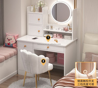 FULLSUMMER Mobilier moderne de luxe en bois pour chambre à coucher Commode à miroir