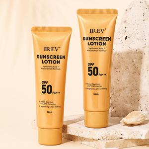 Private Label IREV <b>Sunscreen</b> Lotion 50ml <b>for</b> Block Ultraviolet Rays Prevent <b>Tanning</b> Sunburn And Delay Skin Aging Refreshing Skin - Product Image 1