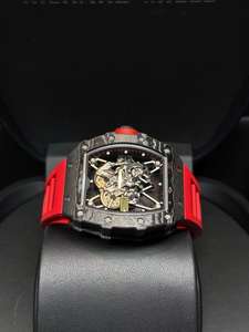 Prix de gros RM Montre chronographe mécanique ETA de haute qualité en acier inoxydable, style Hip Hop Sport, cadran saphir, résistance à l'eau 5 ATM - Product Image 4