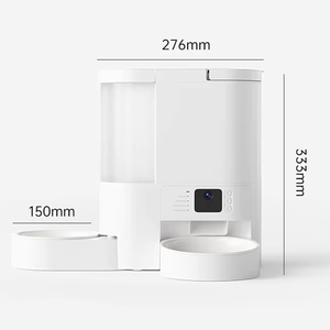 Distributeur d'eau <span class=keywords><strong>et</strong></span> de nourriture intelligent 2-en-1 pour animaux de compagnie, caméra WiFi, station de nourriture automatique pour chats <span class=keywords><strong>et</strong></span> chiens tout-en-un avec contrôle par application <span class=keywords><strong>et</strong></span> 110-240V - Product Image 6