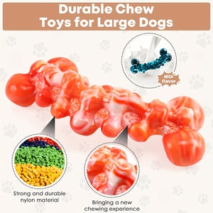 Paquete de 2 juguetes masticables para perros de alta resistencia para masticadores agresivos, juguetes indestructibles para perros de razas grandes - Product Image 5