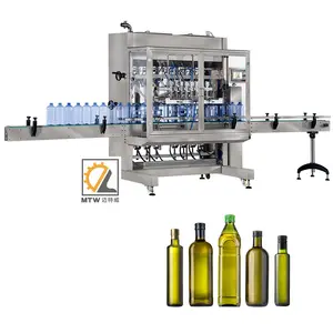 MTW Full Automatic Complete Line Volumetric Servo Piston Pump Cooking Oil Filling Machine Liquid