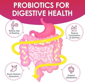 Probiotiques Digestifs Féminins de Haute Qualité 120 Milliards D-Mannose Extrait de Canneberge Biologique Améliore la Santé Intestinale Réduit les Odeurs - Product Image 4