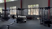 YONGLING FITNESS YL-8061 Série Luxe Haut de Gamme 16 Stations Équipement de Musculation Commercial en Métal Multifonctionnel pour Salle de Sport
