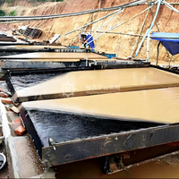 Table vibrante 6S à haut taux d'enrichissement pour la séparation des minerais de tungstène et d'étain - Équipement d'usine de traitement 1,5 t/h