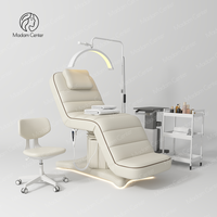 Madamcenter Table de massage électrique de luxe Table d'appoint de lit de cosmétologie pour salon d'esthétique faciale Meubles de lit pour salon de beauté