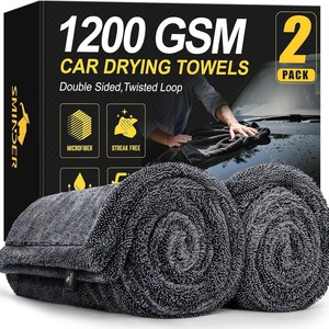 Serviette de séchage pour voiture en <span class=keywords><strong>microfibre</strong></span> tressée, épaisse, super absorbante, chiffon de détaillage professionnel, n'abîme pas la peinture, n'égareille pas les fibres. - Product Image 1