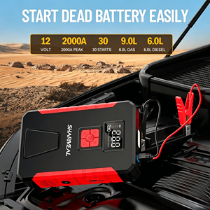 Démarreur d'urgence portable 12 V pour batterie de voiture, pour jusqu'à 10 L de diesel ou 7 L d'essence - Product Image 3