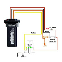 Localizador GPS TK130 con Tarjeta SIM 4G para Auto/Motocicleta con Rastreo en Tiempo Real, Mapa de Google y Plataforma Gratuita