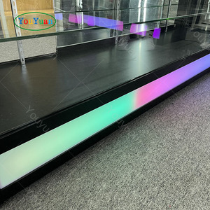 ตู้โชว์กระจกนิรภัยอลูมิเนียมบานเลื่อนแบบมีไฟ LED จากโรงงานโดยตรง สำหรับร้านค้าปลีก ราคาดี - Product Image 4