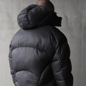 Tùy chỉnh mùa đông Mens bong bóng nóc áo khoác với mui xe có thể tháo rời dày độn xuống áo khoác cho nam giới - Product Image 4