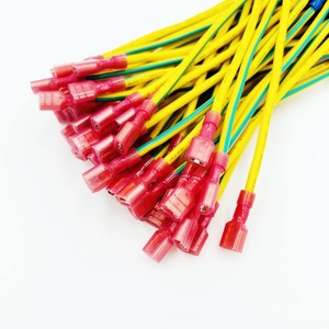 Özel Bakır Çıplak Tel Ek Terminalleri Ferrule Butt Sıkma Konnektörleri 22-10 AWG Kablo Montajı Kablo Demeti - Product Image 4