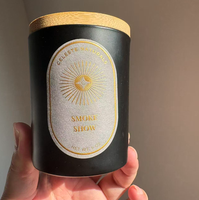 Étiquettes personnalisées haut de gamme pour pots de bougies, autocollantes, dorées à chaud, en rouleau, pour emballage cadeau artisanal parfumé