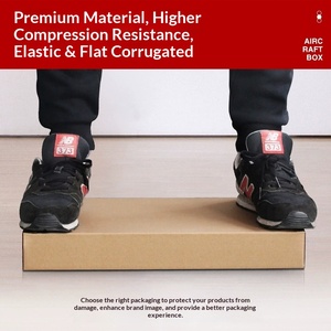 Black E-commerce 25pcs Airplane Shipping Boxes for Clothing, <b>Square</b> Small Express Mailers, Customizable Rectangular Packaging - Product Image 2