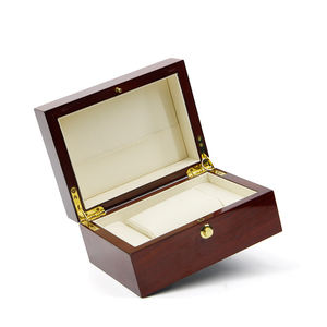 Boîte d'affichage de stockage de <span class=keywords><strong>montre</strong></span> en bois personnalisée boîte d'emballage cadeau de <span class=keywords><strong>montre</strong></span> de luxe pour hommes - Product Image 4