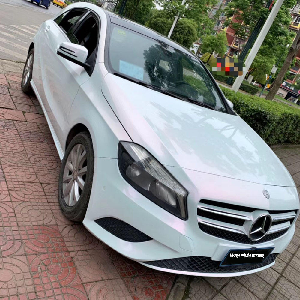 5002 PET glossy white to pink