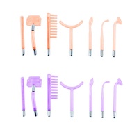 Baguette portative à haute fréquence pour l'élimination de l'acné, thérapie à l'ozone, Violet, darsonal, 2022, 7 tubes, nouveauté DZ-8050