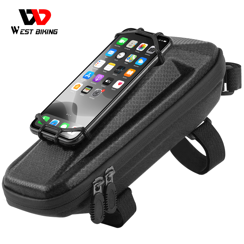 Borsa per bici WEST BIKING con touchscreen e capacità 1L