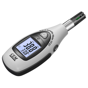 CEM DT-83เครื่องวัดอุณหภูมิอิเล็กทรอนิกส์แบบพกพา,เครื่องวัดความชื้นในห้องภายในเครื่องวัดความชื้นแบบดิจิตอล - Product Image 4