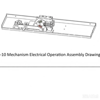 Mecanismo CXJG-10 para gabinetes de interruptores de baja tensión con dibujos 3D