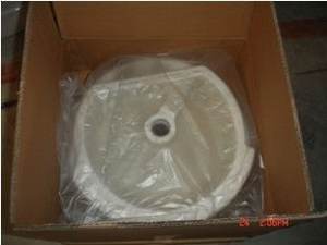 Lavabo de Arte de cerámica blanca - Product Image 5