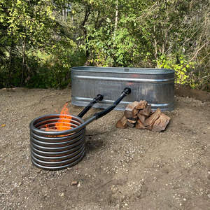 Bobina de acero inoxidable para bañera de hidromasaje calentada con leña, kit de bobina para calentamiento a leña, venta al por mayor para bañera de baño de hielo, inmersión en frío, bañera SPA exterior - Product Image 4