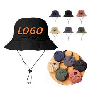 Custom Adjustable Waterproof Outdoor Climbing Foldable Storage <b>Bag</b> Thin Fisherman <b>Hat</b> Men's and Women's Sun protection - Product Image 1