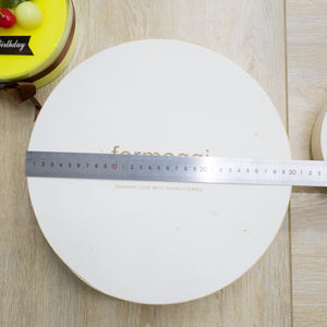 Boîte à fromage ronde en bois biodégradable pour plateau de charcuterie, emballage en placage de bois, 75 mm, vente chaude - Product Image 2