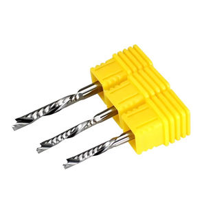 Fraise à un seul dents simple pour <span class=keywords><strong>centre</strong></span> d'usinage CNC bois, personnalisable OEM/ODM, HRC60-65, revêtement Nano - Product Image 4