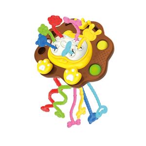 Bao Han Textures sensorielles jouet éducatif Offre Spéciale tirer chaîne avion pour bébés 6-12 <span class=keywords><strong>mois</strong></span> améliore la motricité <span class=keywords><strong>fine</strong></span> - Product Image 2