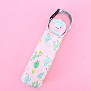 Portabotellas de neopreno térmico con estampado de dibujos animados, funda aislante para botella de agua - Product Image 5