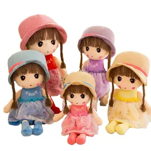 Wholesale 45-90cm Kawaii Flower Fairy Stuffed Soft Plush Toy Doll Princess Rag Doll Girls Gift