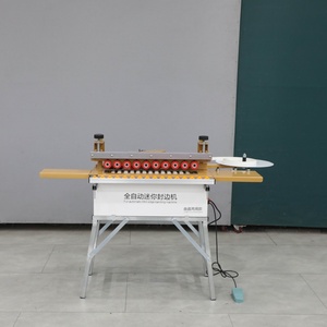 เครื่องปิดขอบแถบกาว PVC อัตโนมัติเต็มรูปแบบสำหรับงานไม้และอุตสาหกรรมเฟอร์นิเจอร์  แบบสองด้าน สำหรับขอบตรงและขอบโค้ง - Product Image 3