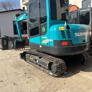 Excavatrice Sunward SWE60 d'occasion, 6T, godet de 0,23 m³, faible nombre d'heures de travail, pelleuse d'occasion de haute qualité à vendre - Product Image 4